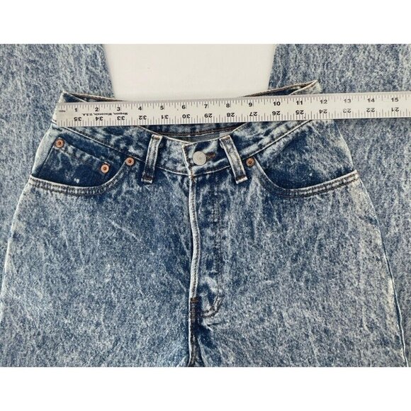 Levi's High Rise Acid Wash Jeans - Blue - Picture 8 of 10